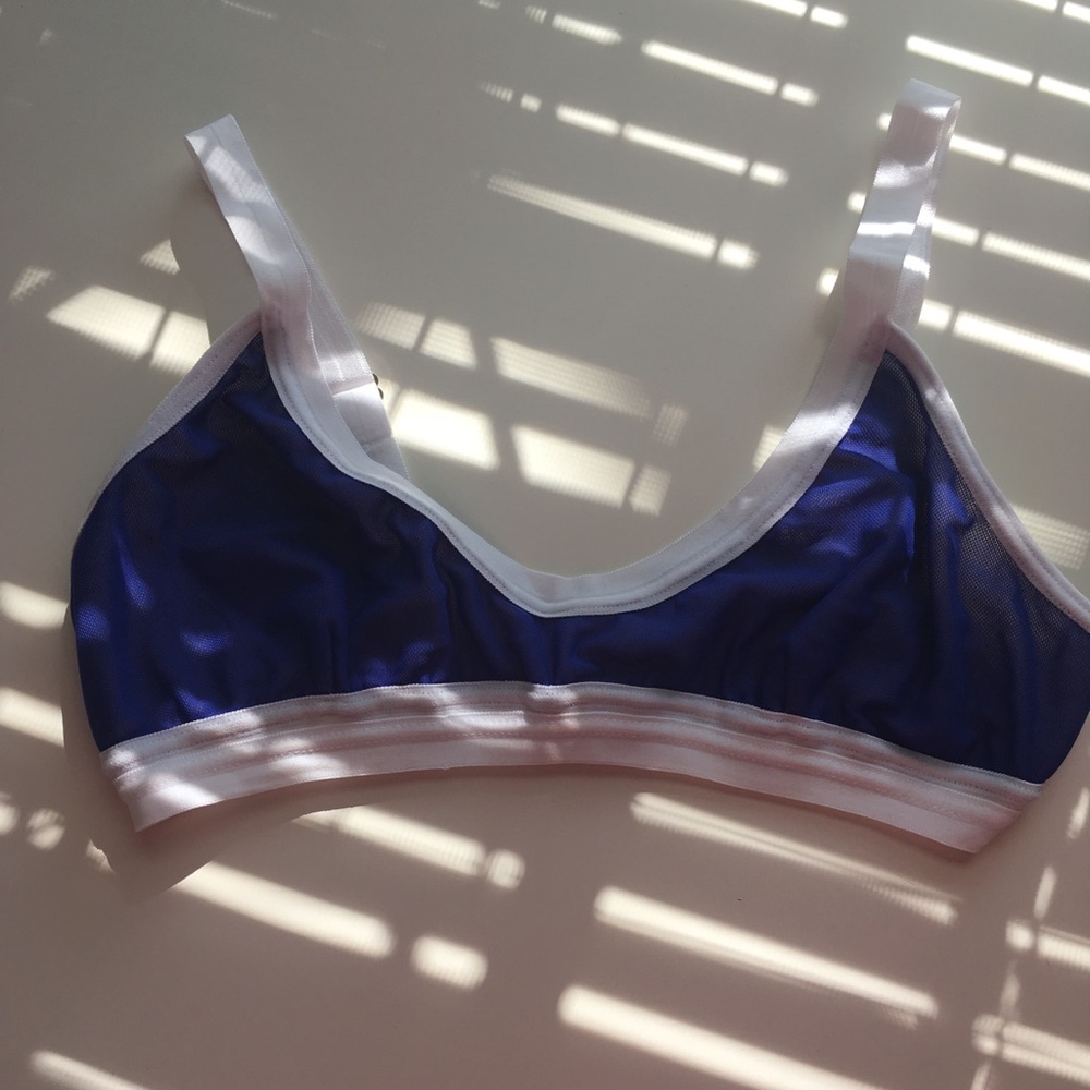 Top Bralette Lined Blue